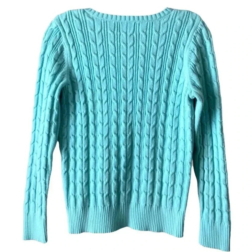 *NWOT* ST. JOHNS BAY | Women’s V Neck Long Sleeve Pullover Sweater Size M - Picture 2 of 4